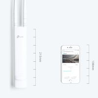 TP-Link EAP110-OUTDOOR - TP-Link Auranet 2.4GHz 300Mbps Kablosuz Açık Erişim Noktası w / Pasif PoE